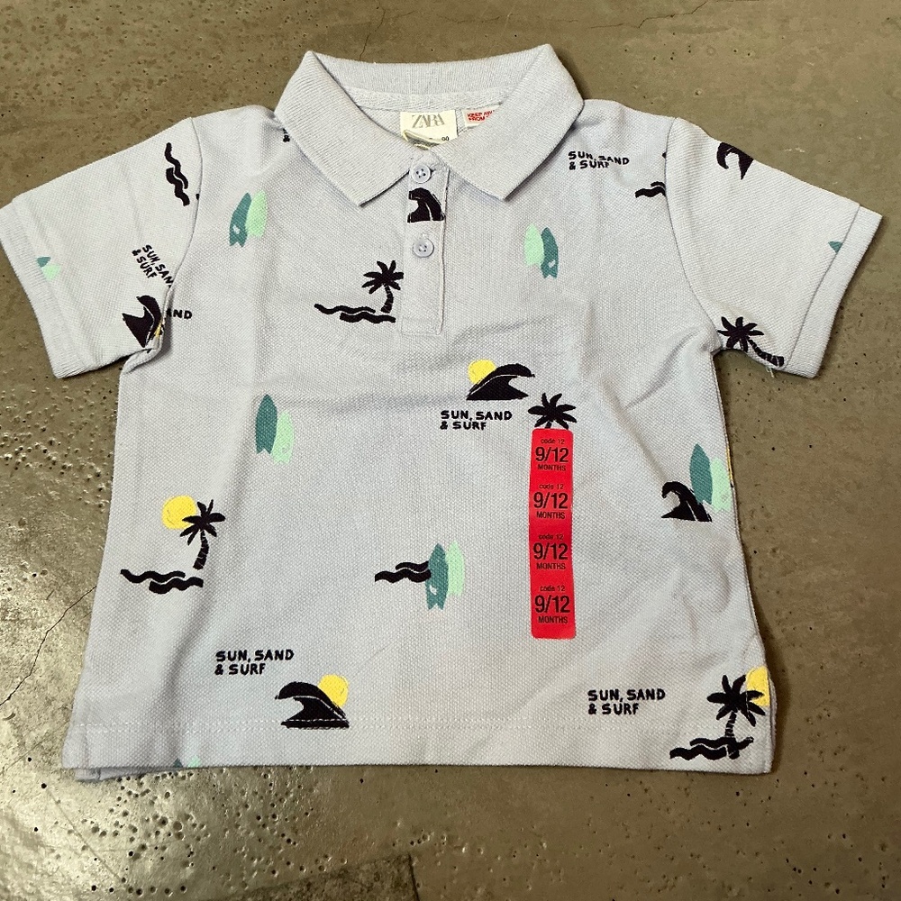 Zara Surf Sand Polo Shirt